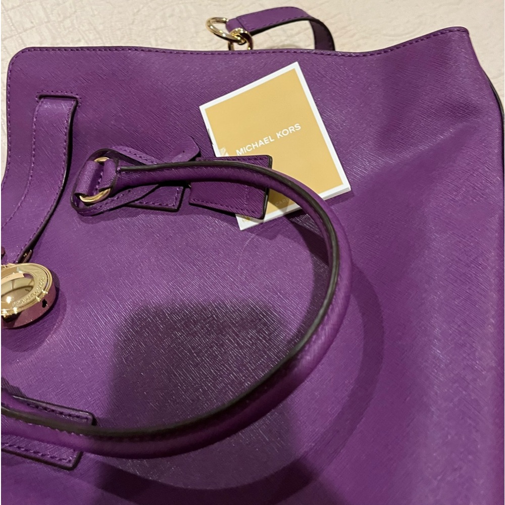 NWT MK Hamilton  bag 7 packets gold chain